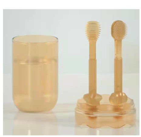 Sét Rơ Lưỡi - Bàn Chải Silicon cao cấp cho Bé yêu, Sét rơ lưỡi silicon cho bé , Bàn chải silicol cho trẻ sơ sinh, Bàn chải silicon cho bé