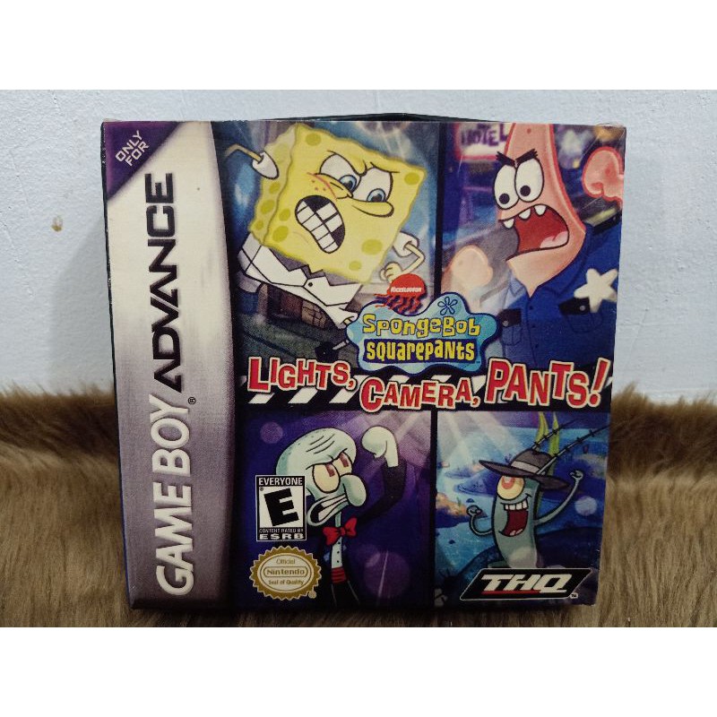 Gameboy Advance GBA SpongeBob Squarepants Lights Camera Pants Lazada PH