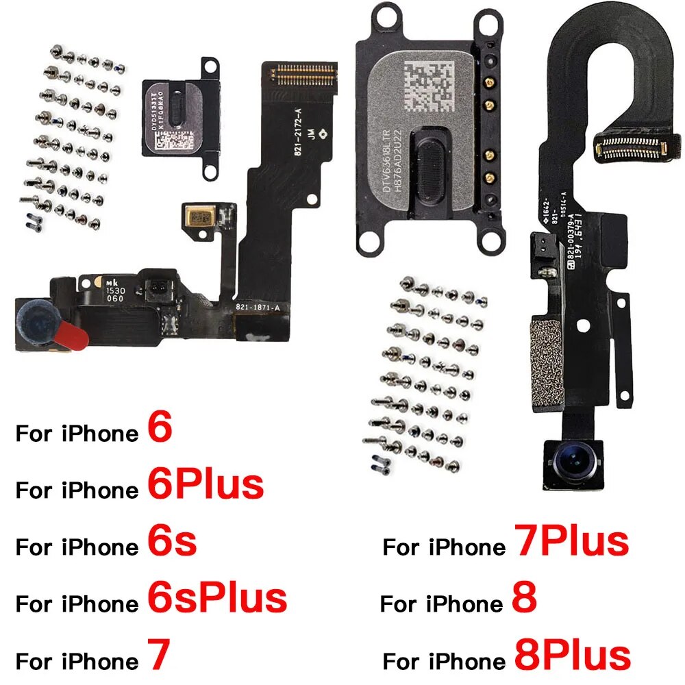Front%20Camera%20Flex%20For%20iPhone%206%206P%206S%207%207Plus%208%20Plus%20With%20Ear%20Speaker%20And%20Full%20Set%20Inner%20Screws%20Repair%20Replacement%20-%20Image%208