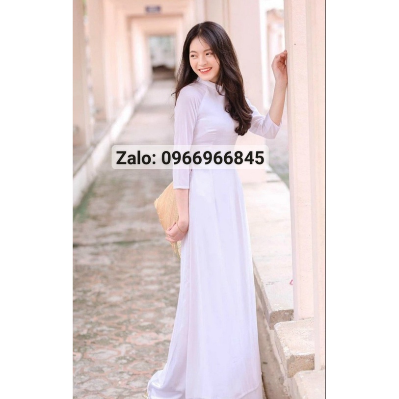 Áo dài trắng 4 tà_Áo Dài Đan Linh