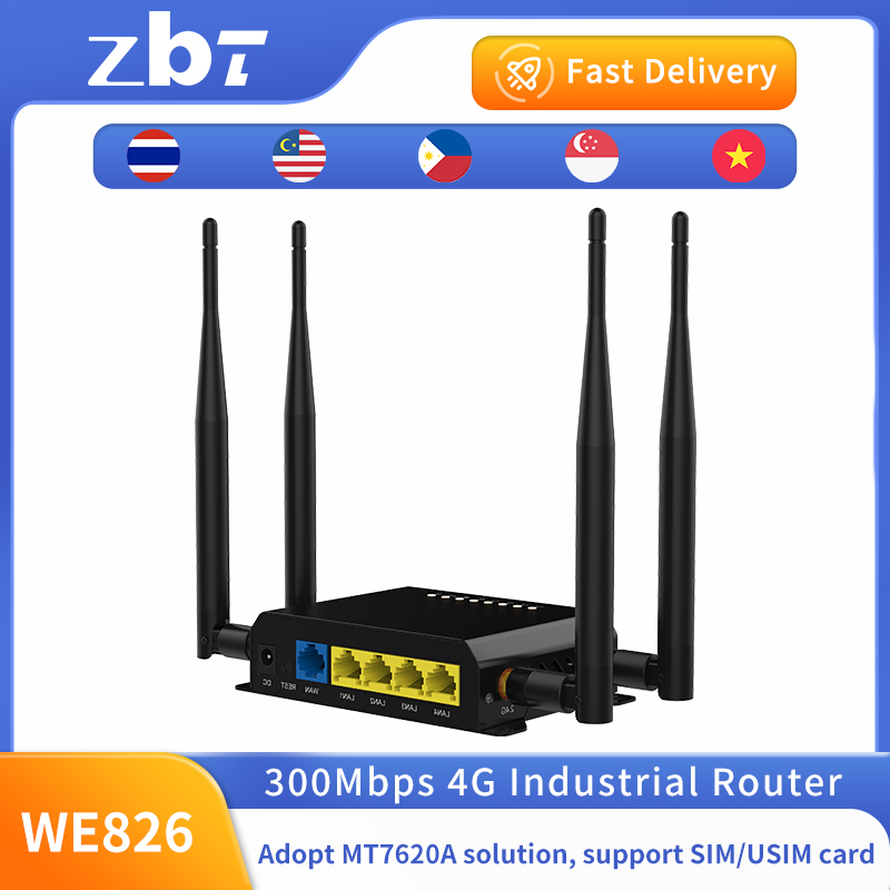 Cioswi We826-t2 4g Lte Wireless Router Wifi (with Sim Slot) 4g Ec25-e 