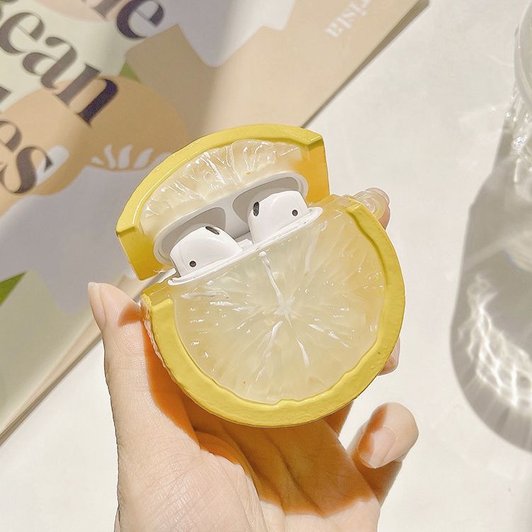 Aesthetic Airpod Case Food Besoar Cute Cartoon Silicone Airpods