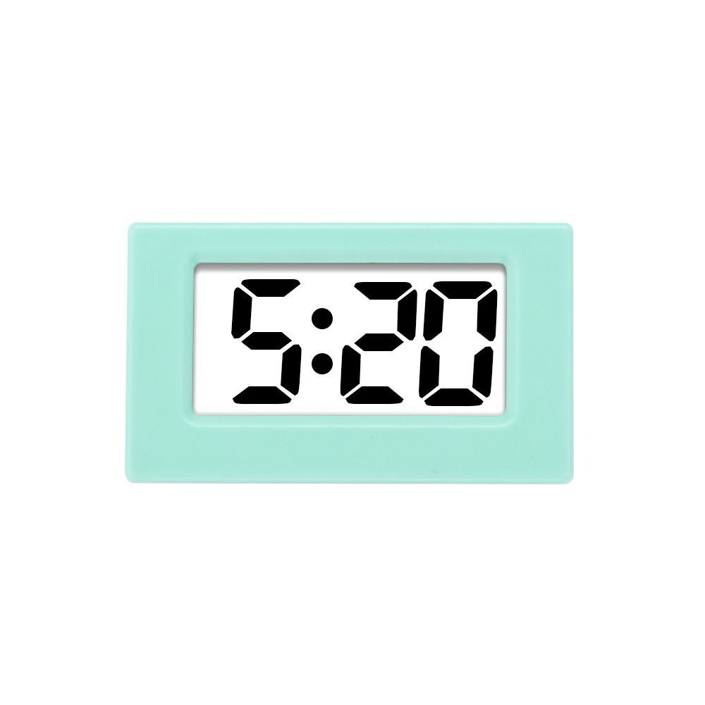Creative Simple LED Digital Clock Mute Cute Mini Triangle Clock Time Display Desk Electronic Clock Home. 