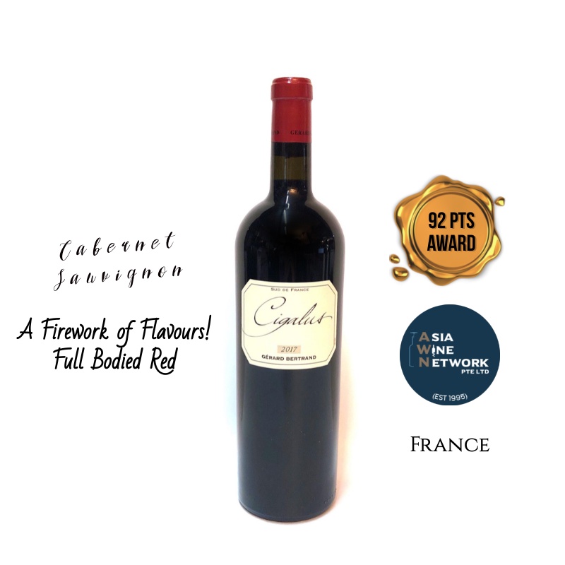 🏅Red Wine Gerard Bertrand Cigalus Rouge 2018/21, France, 15.0