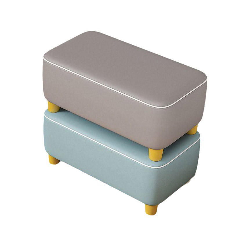 Technology cloth small stool home living room technical cloth low stool coffee table stool simple small bench net red solid wood changing stool bench simple bench