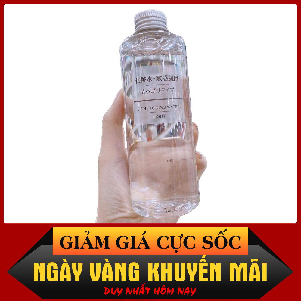 [FREE SHIP] Nước Hoa Hồng Muji Light Toning Water 200ml
