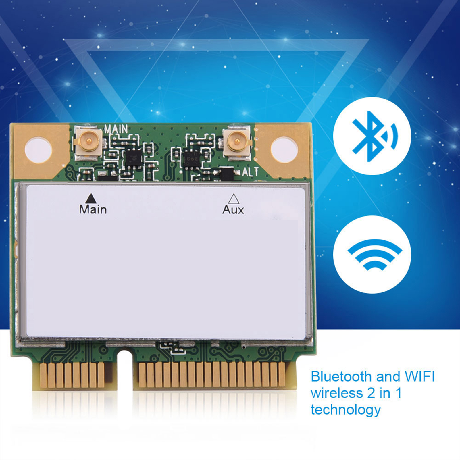Carte WiFi Bluetooth AR5B225 Mini PCIe - Dual Band 2 En 1