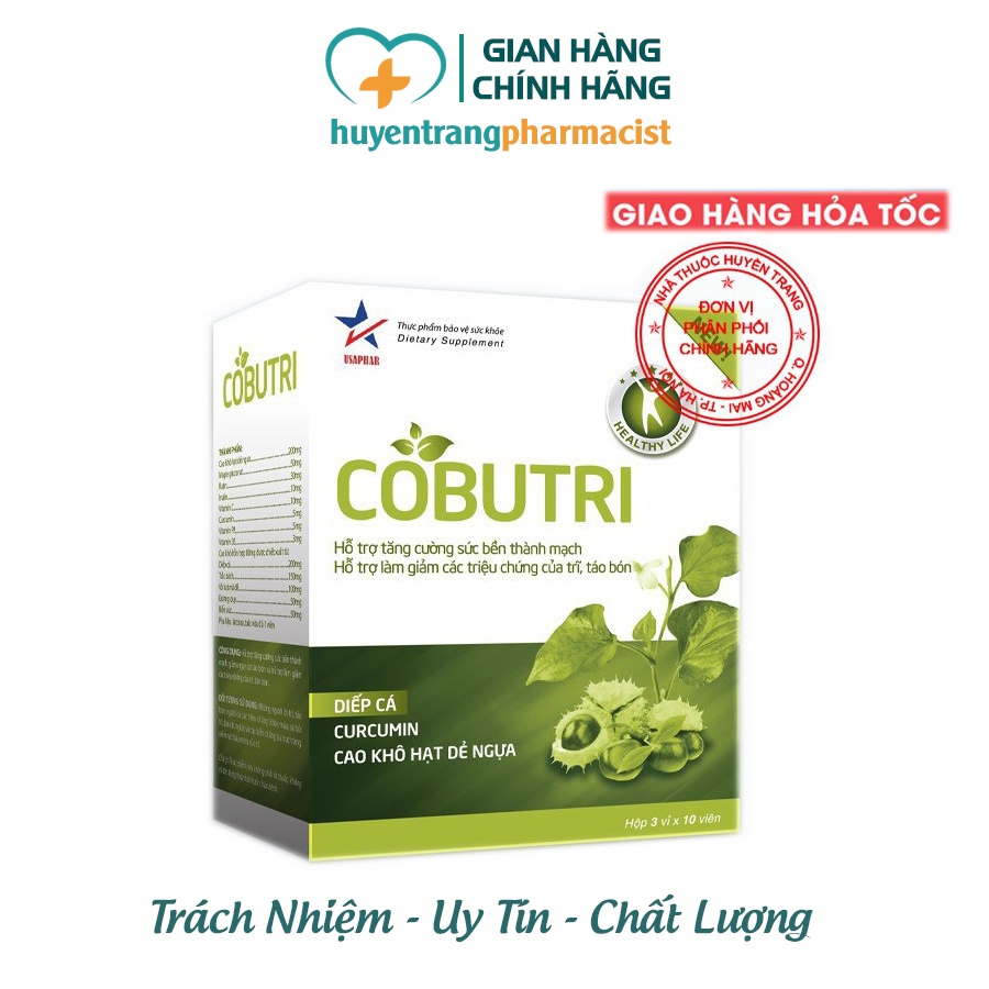 COBUTRI - Hết lo Bệnh Trĩ, Táo Bón[Chính hãng]