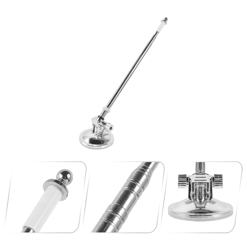 Chaoshihui Cờ xe ổn định Cột cờ ngoài trời Cực Cực Chân đế hiển thị Cột cờ cho xe hơi cho xe