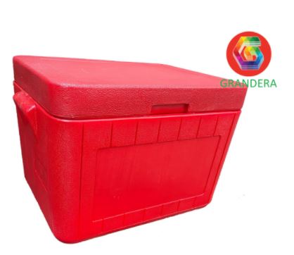 HEAVY DUTY Cooler Box (Approx.23inx18inx18in) 80L , ICE FLOWER Cooler Box  for Meat , Ice and Fish RANDOM COLOR