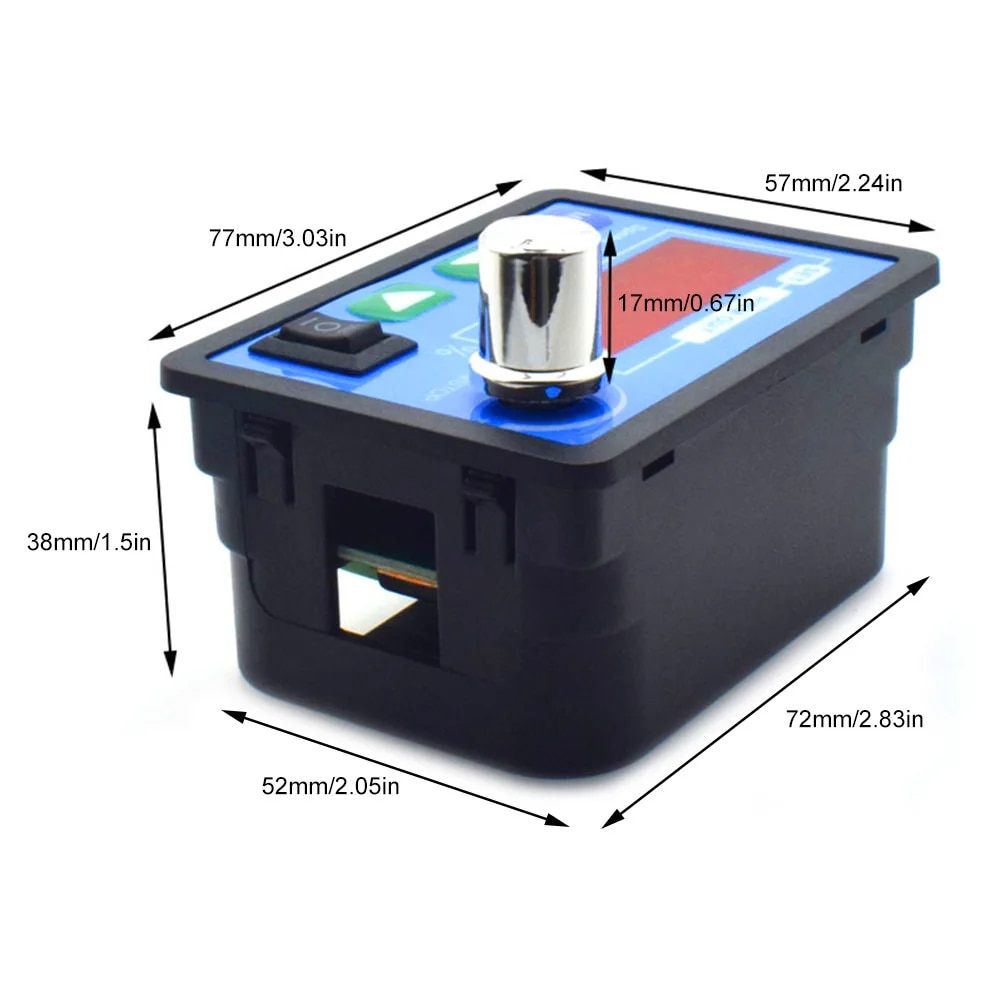 DC6-55V 12V 24V 36V 48V 20A DC Motor Controller PWM Adjustable Speed Digital Display Encoder Frequency 15KHZ For Brushless Motor