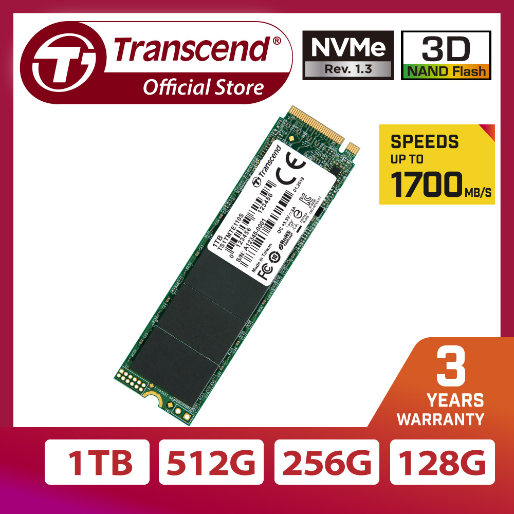 Ổ cứng SSD Transcend MTE110S  NVMe PCIe M.2