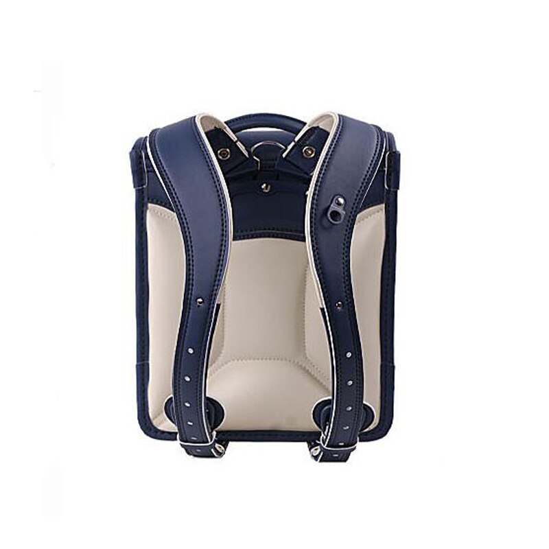 Cặp Chống Gù Lưng Nhật Bản Trẻ Em - Khóa tự động - Xanh Navy