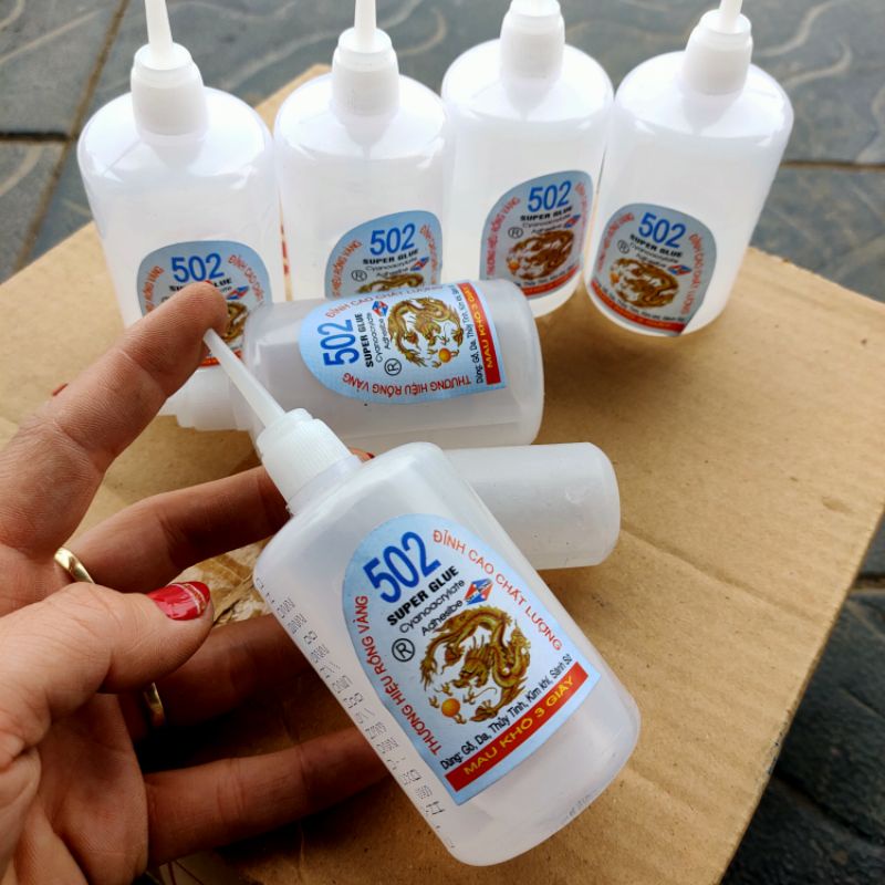 [SIÊU RẺ] Keo 502 siêu dính, khô nhanh (sẵn hàng số lượng lớn)
