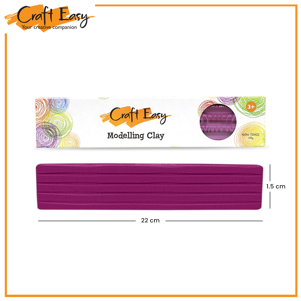 Craft Easy Modeling Clay Bar Singles (120G) 1 Box Lazada PH