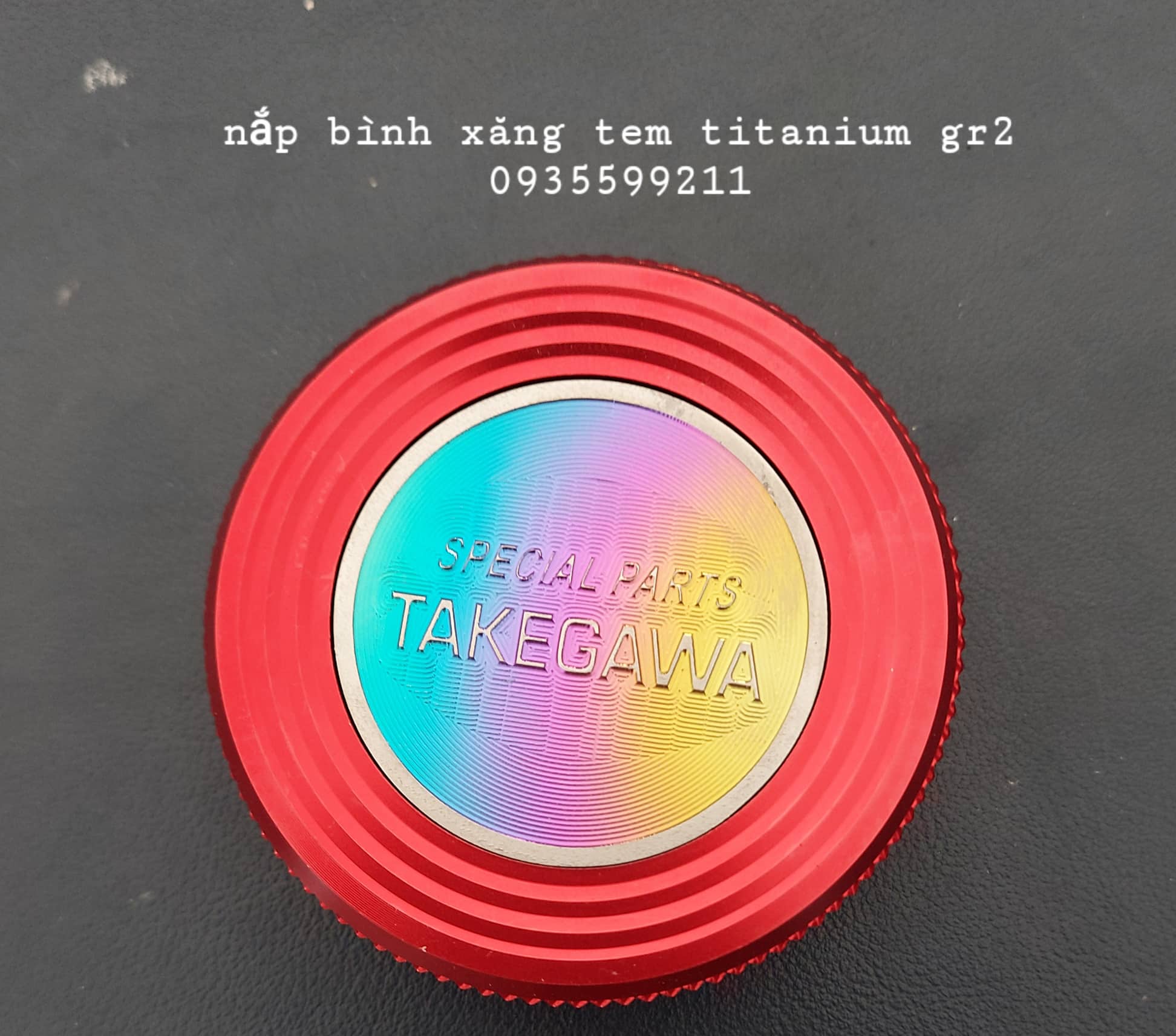 NẮP BÌNH XĂNG NHÔM CNC TEM TITAN