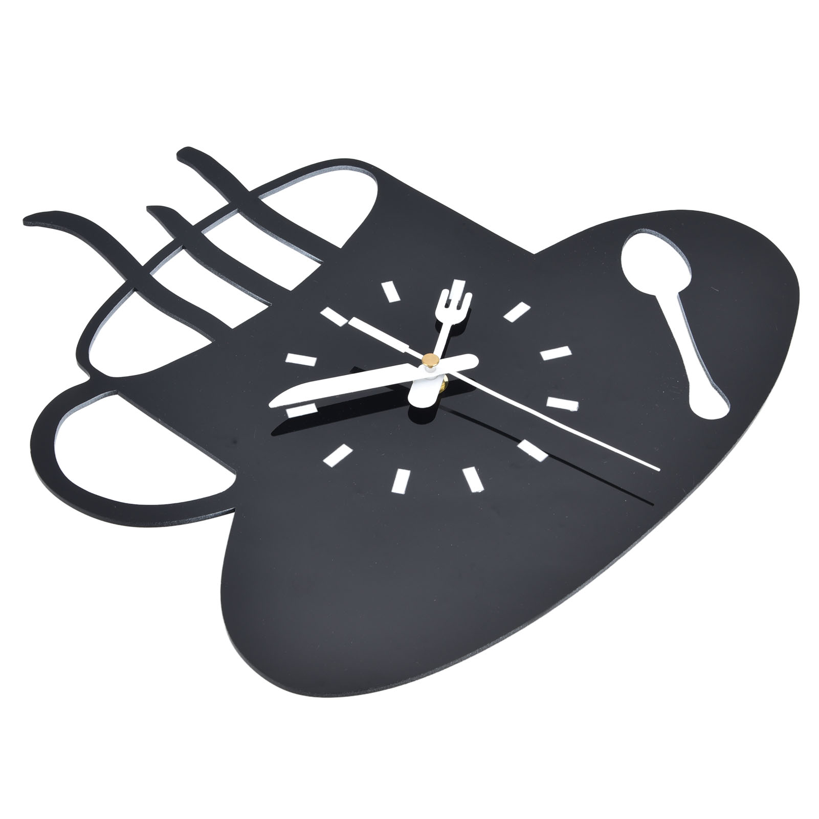 Kitchen Wall Clock Frameless Design Small Wall Clock Coffee Mug for Home for Hotel