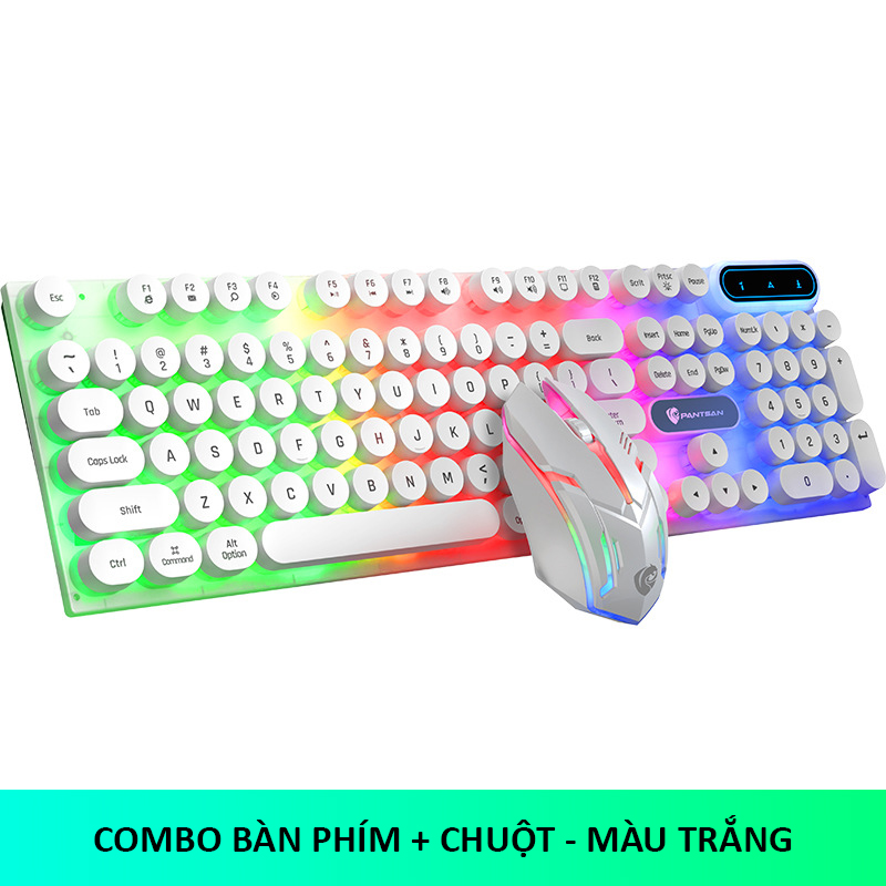 Keyboard computer gaming imitation mechanical sidotech SP100 keyboard design round button with LED RGB, composed of ergonomics for typing feel, authentic waterproof standard, professional game and office work-genuine goods