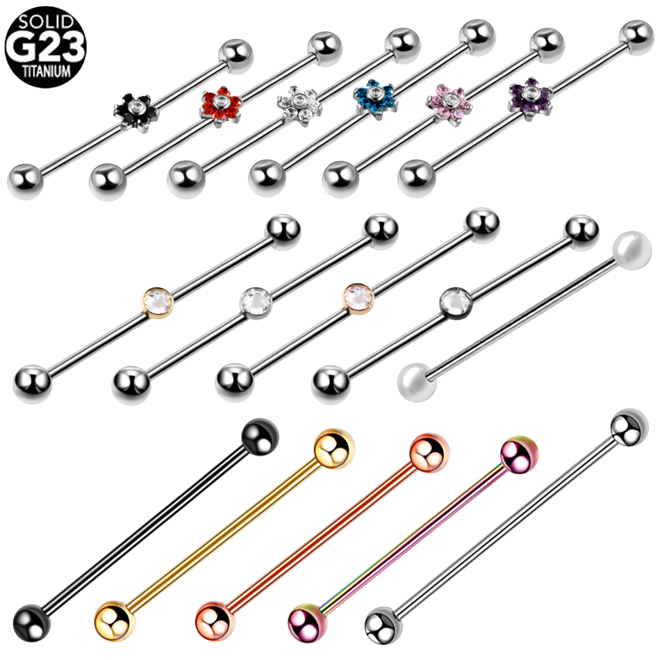 1PC%2014G%20G23%20Titanium%20Industrial%20Piercings%20Barbells%20Bar%20Piercings%20Orelha%20Cartilagem%20Body%20Jewelry%20-%20Image%203