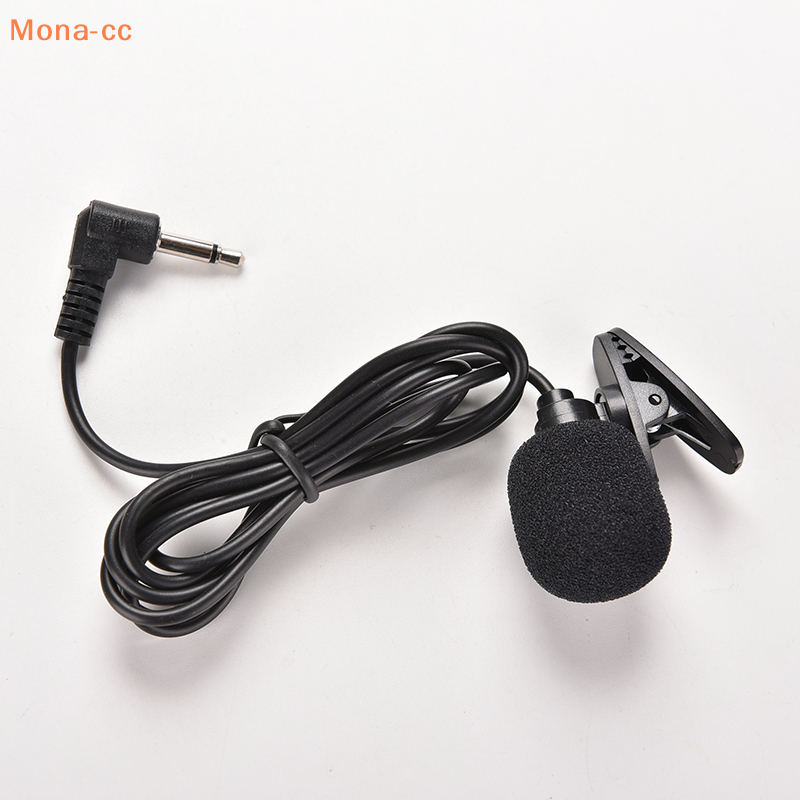 🔥CC 3.5mm Mini Studio Speech Mic Microphone Clip On Lapel For PC Desktop Notebook