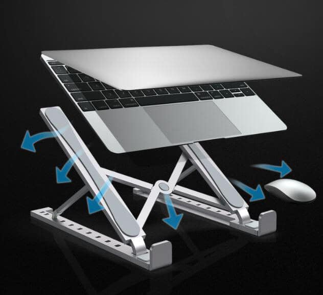 Giá Đỡ Laptop 2 Thanh Chữ X (Nhôm Đúc)