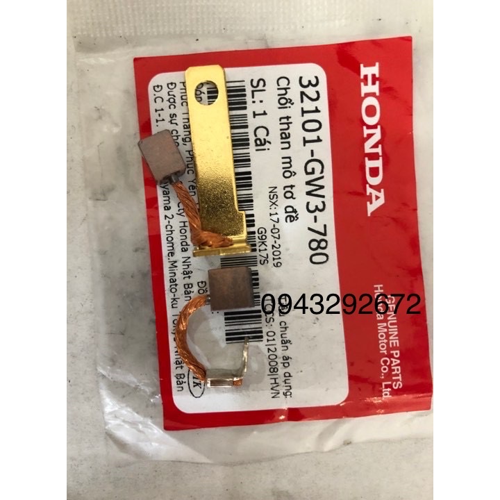Chổi Than Ws 110, AB Honda ( 32101GW3780 )