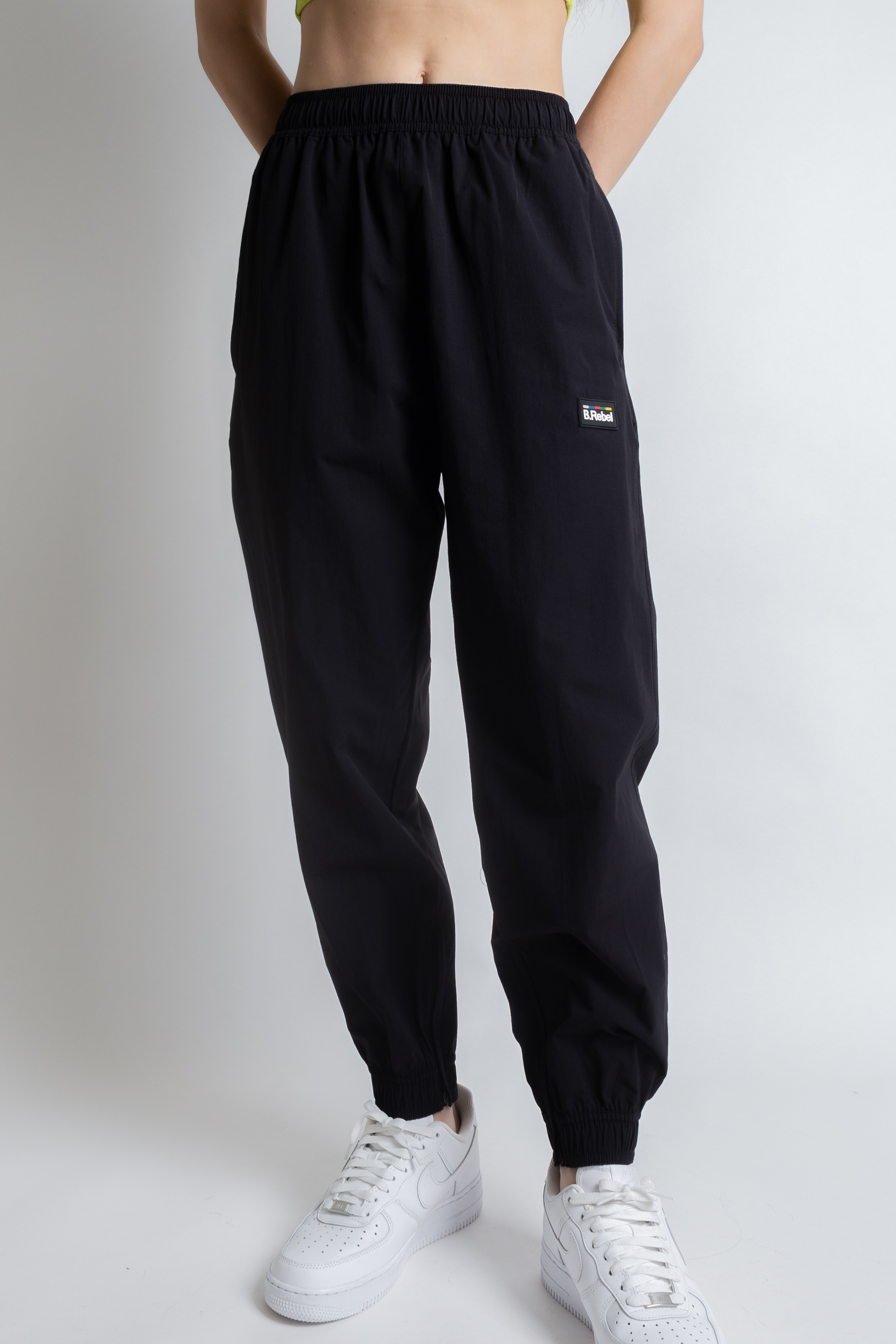 Quần Dài Track Pants B.REBEL Màu Đen