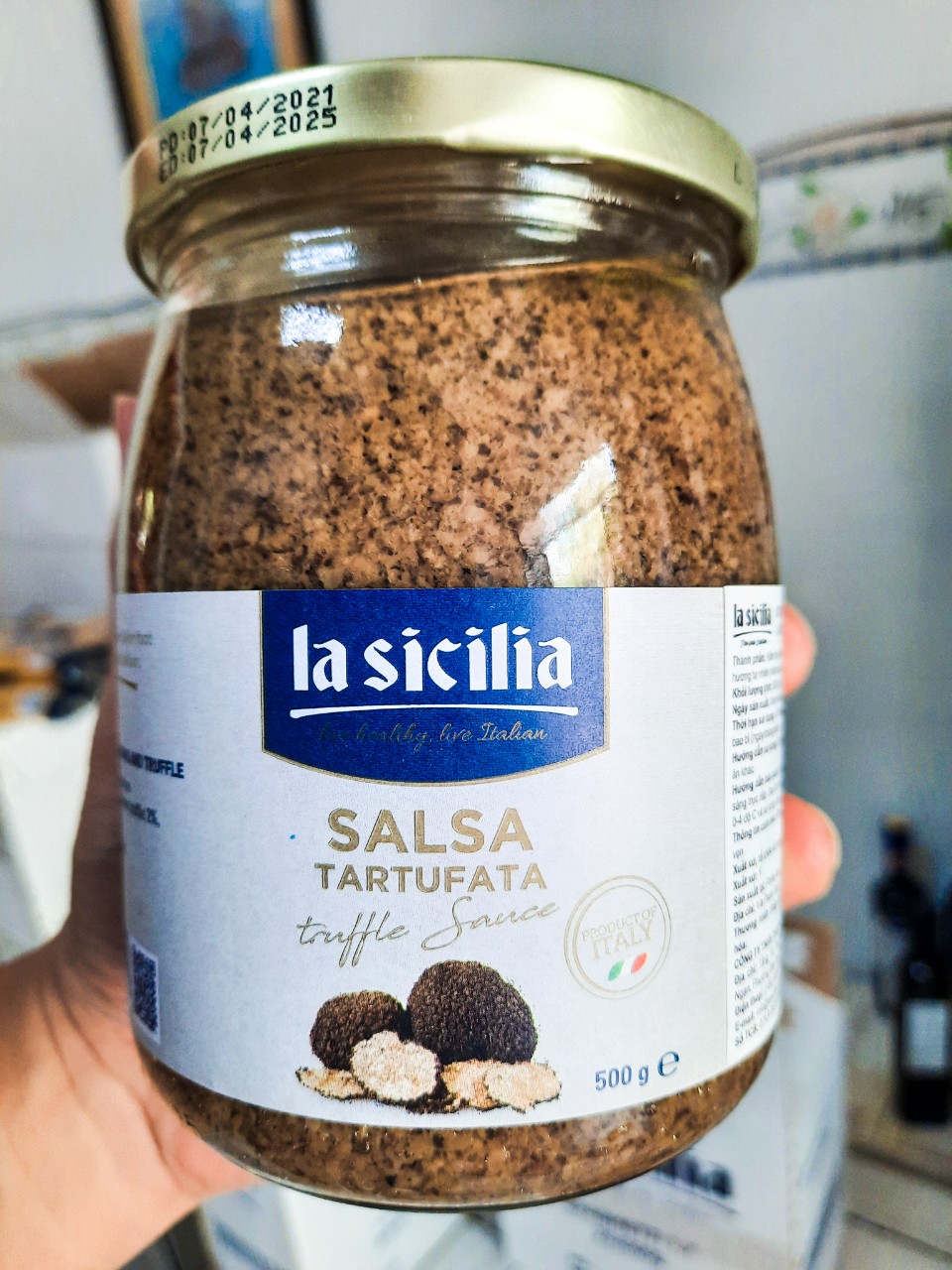 [Nhập khẩu Ý] Sốt Nấm cục (Truffle Sauce) La Sicilia - 500 gr