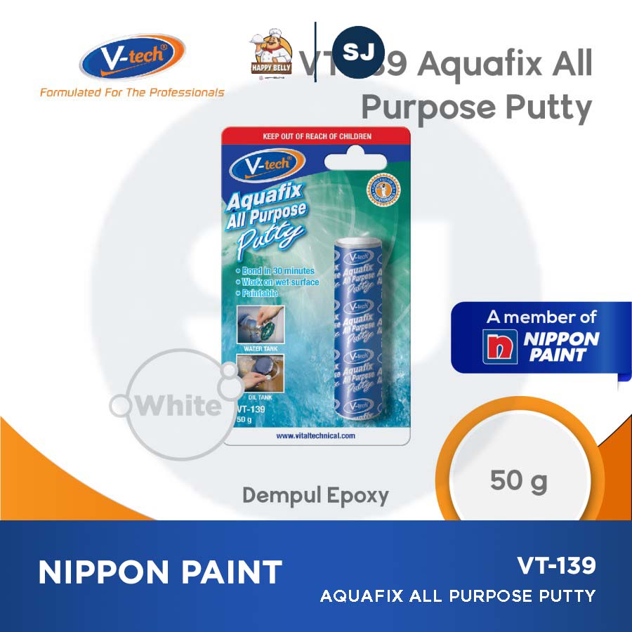 Vtech VT14 rapid steel epoxy 48 gram / lem epoxy dua komponen Warna a