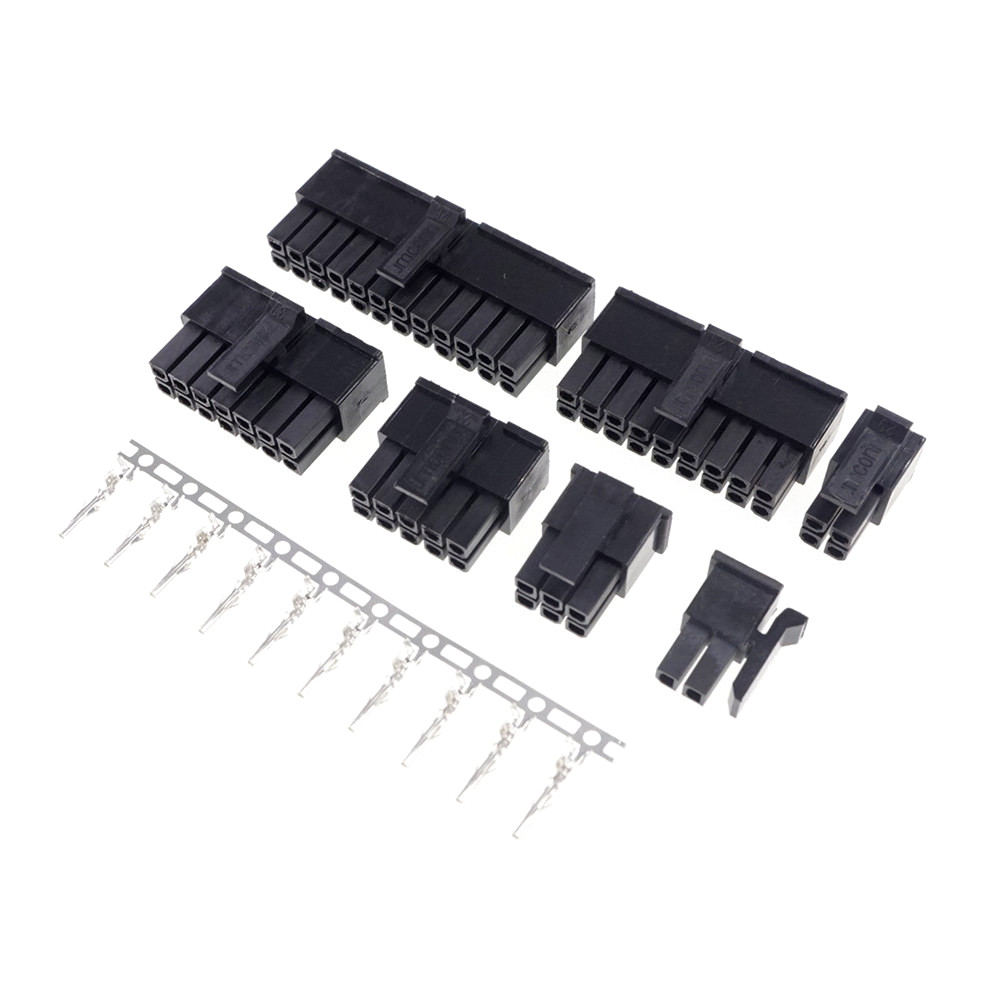10sets%203.0mm%20-Fit%203.0%20Connector%20Receptacle%20Housing%202%20Pin%204%206%208%2010%2012%2014%2016%2018%2020%2022%2024%20P%20Male%20Terminal%20Molex%2043030%20-%20Image%202
