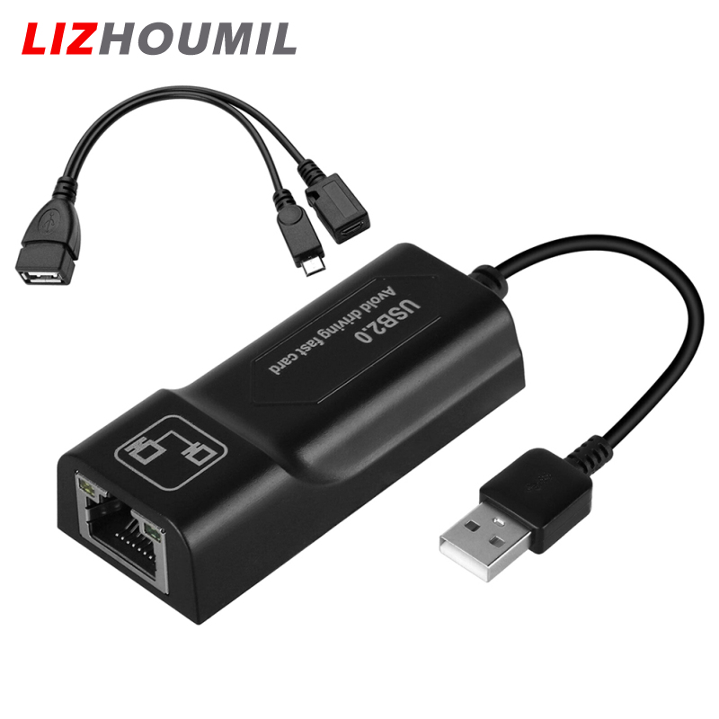 Lizhoumil lan ethernet adapter auto-connect usb adapter compatible for amazon fire tv 3 / stick gen 2 / 2 stop buffering