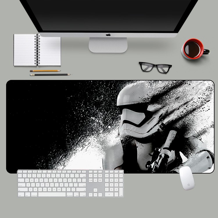 thumbnail image 2 of Star Wars Movie Collage PC Desk Mat – Large Mouse Pad For Home Office School Gaming – Pink 2 of 5