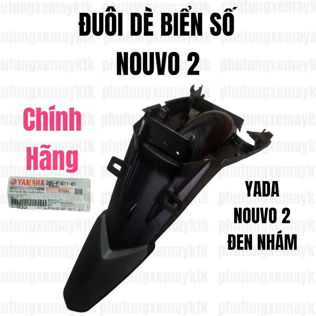 YADA-Nouvo 2-Đuôi dè biển số Phụ tùng phụ kiện xe máy