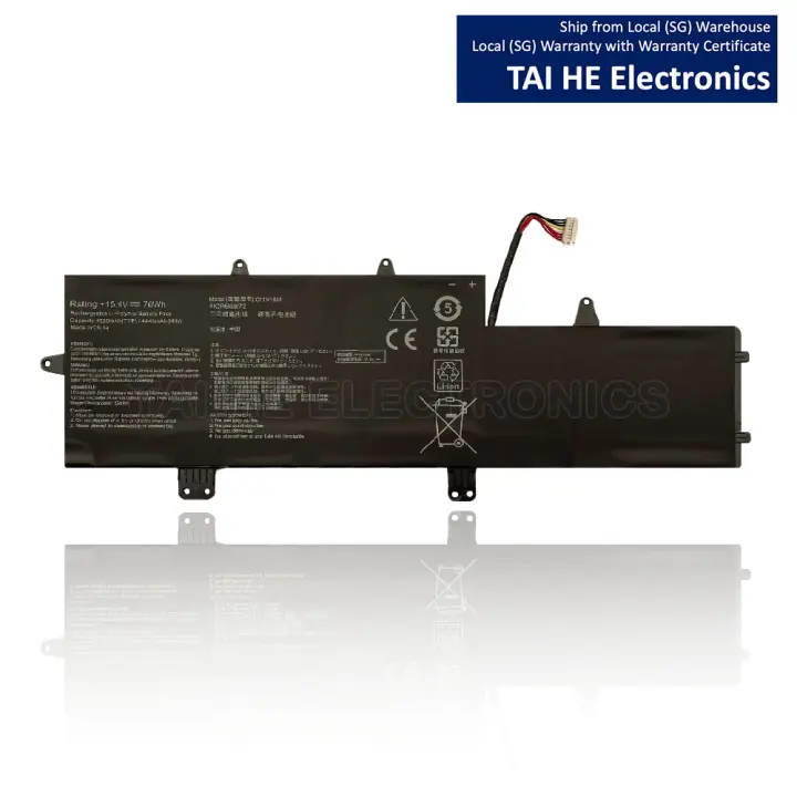 C41N1804 Battery for Asus ZenBook Pro 14 UX450FDX UX450FD UX480 UX480FD UX450FDX-1A UX450FDX Laptop (15.4V 70Wh/4440mAh)