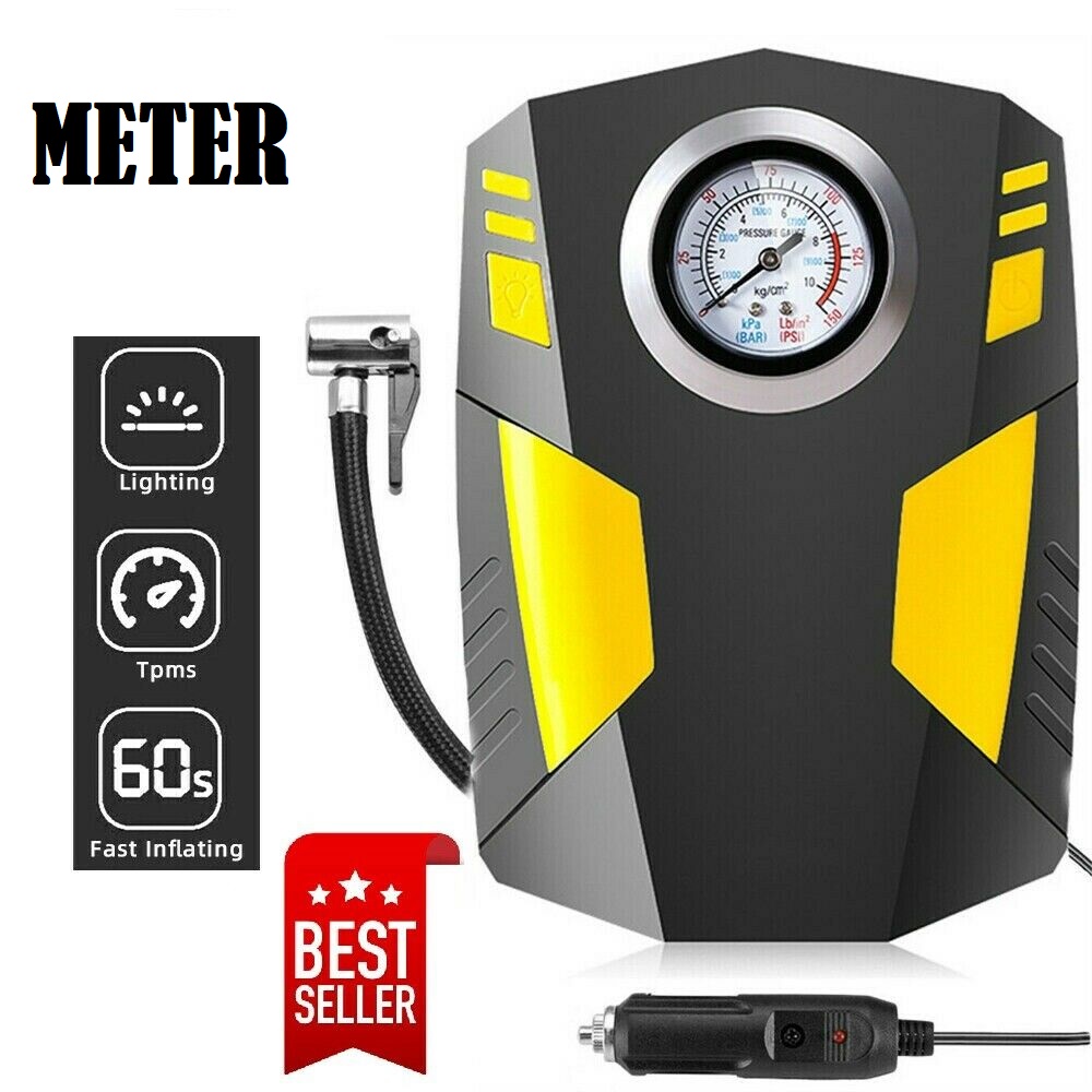 Portable Air Pump Tyre Inflator Handheld Compressor Air Pump Camping Tyre Usb Cordless Wireless