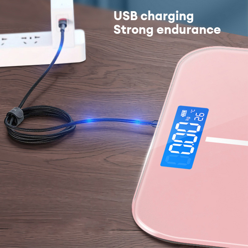 FED【COD】Electronic Scale Glass Scale Smart Body Scale Electronic Scale Automatic Sensing