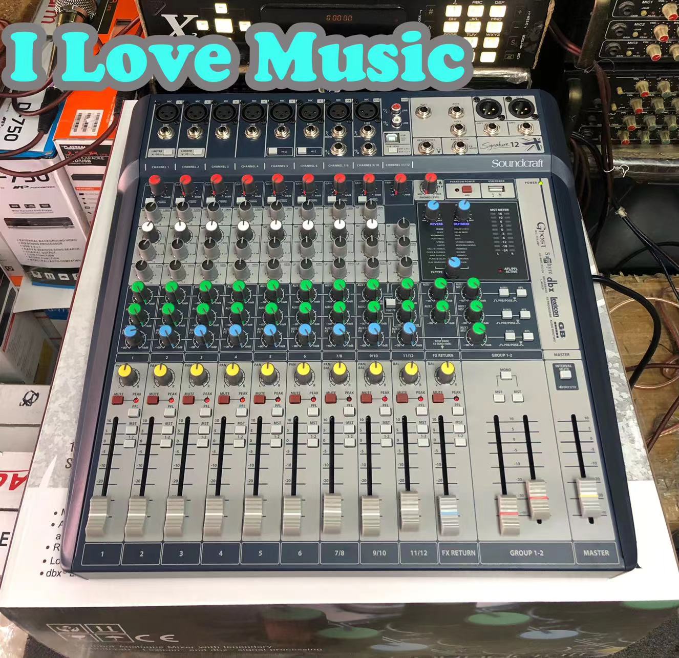 SOUNDCRAFT ORIGINAL 12 CHANNEL MIXER SIGNATURE 12 CHANNEL ANALOGUE