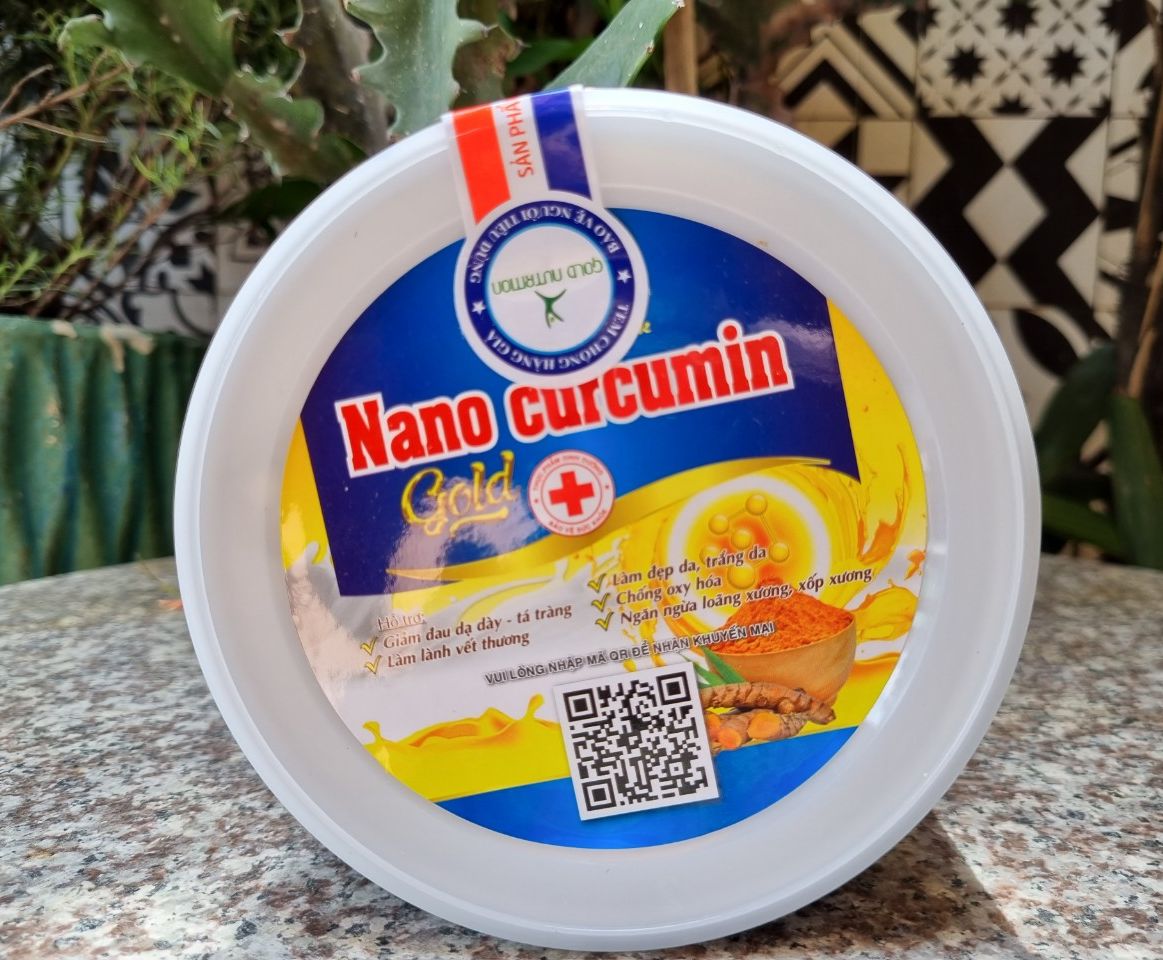 [Combo 4hộp 900g, HSD 2027] Sữa nghệ Nano Curcumin Gold.