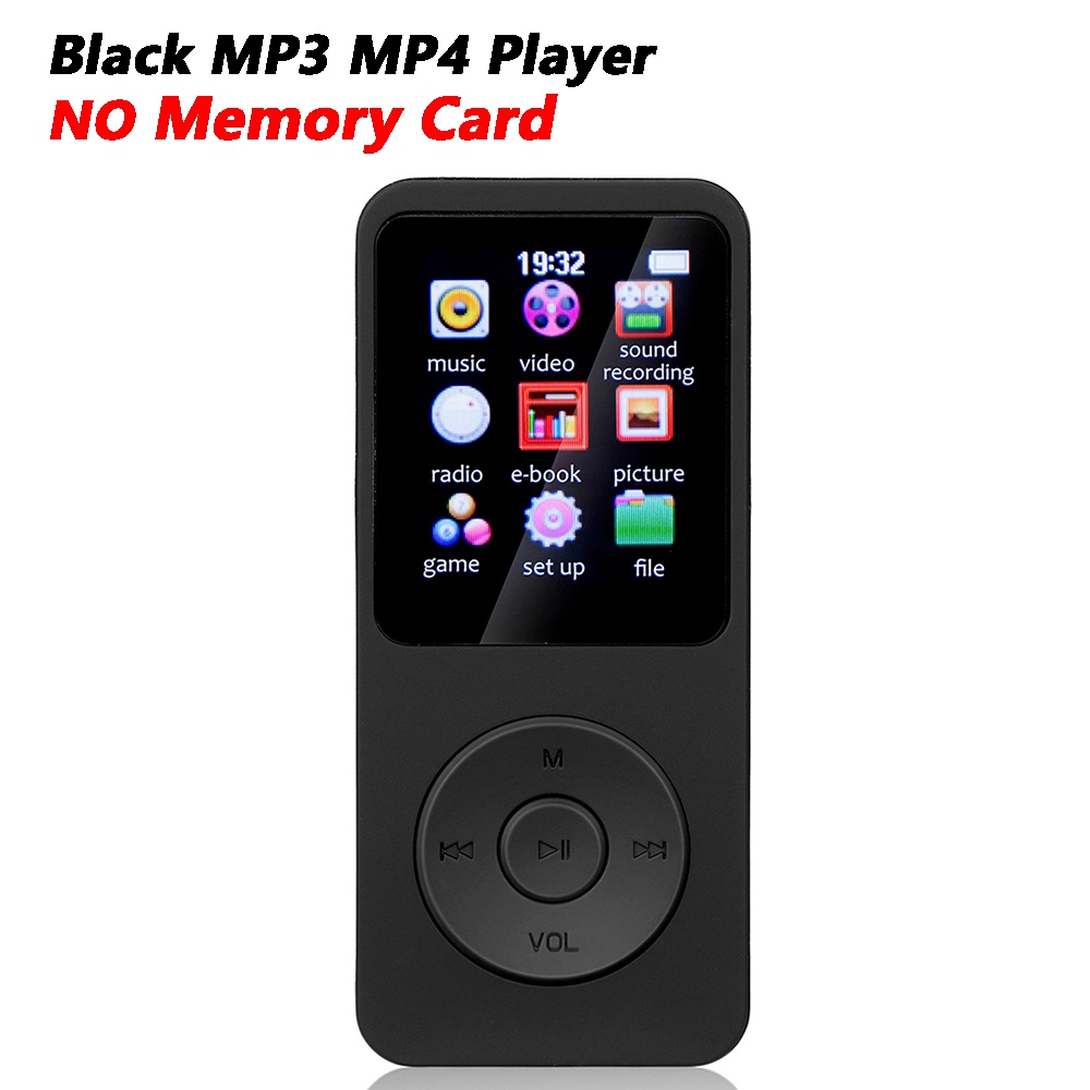1.8 inch color screen mini bluetooth mp3 player e-book sports mp3 mp4 fm radio walkman student music players for win8/xp/vista