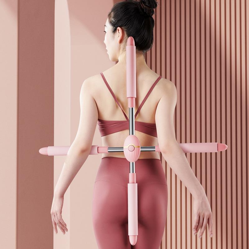 Yoga Sticks Stretching Tool,Back Posture Corrector Sticks for Women