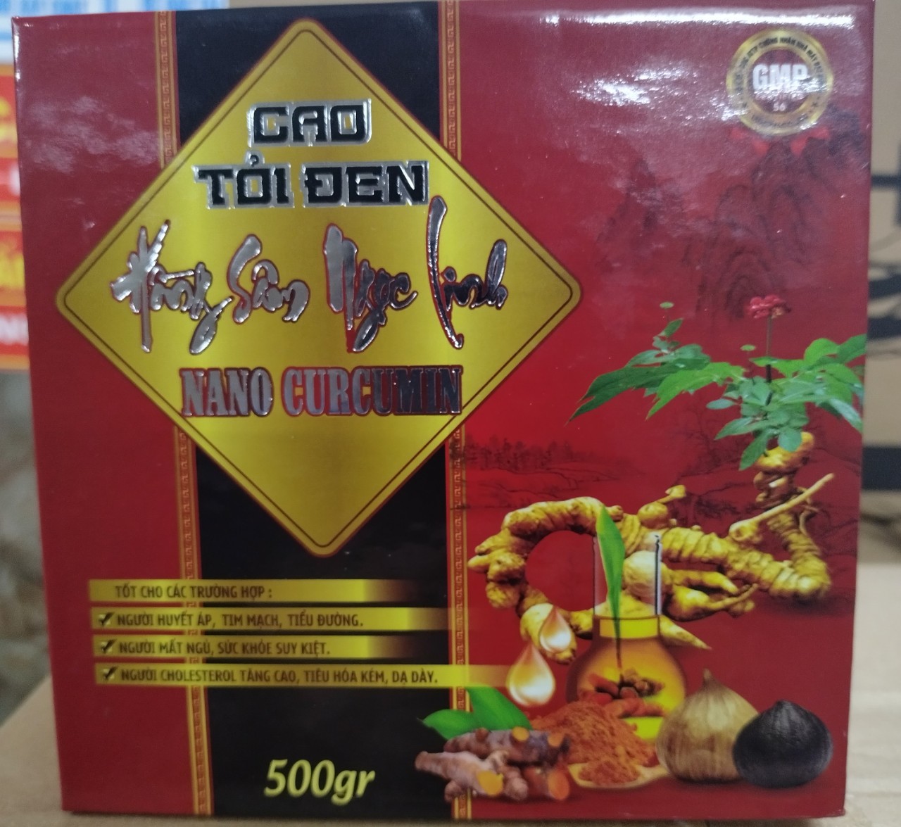 CAO TỎI ĐEN HỒNG SÂM NGỌC LINH NANO CURCUMIN*Người ốm yếu  mệt mỏi sức khỏe suy kiệt ***