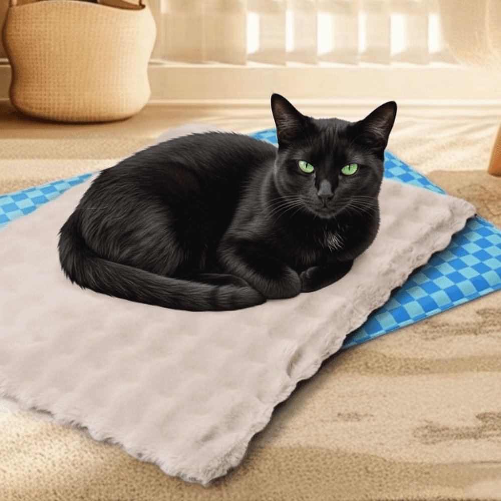 Pet Warm Mat Bed Adjustable Cat Heating Pad Waterproof Timing Dog ...