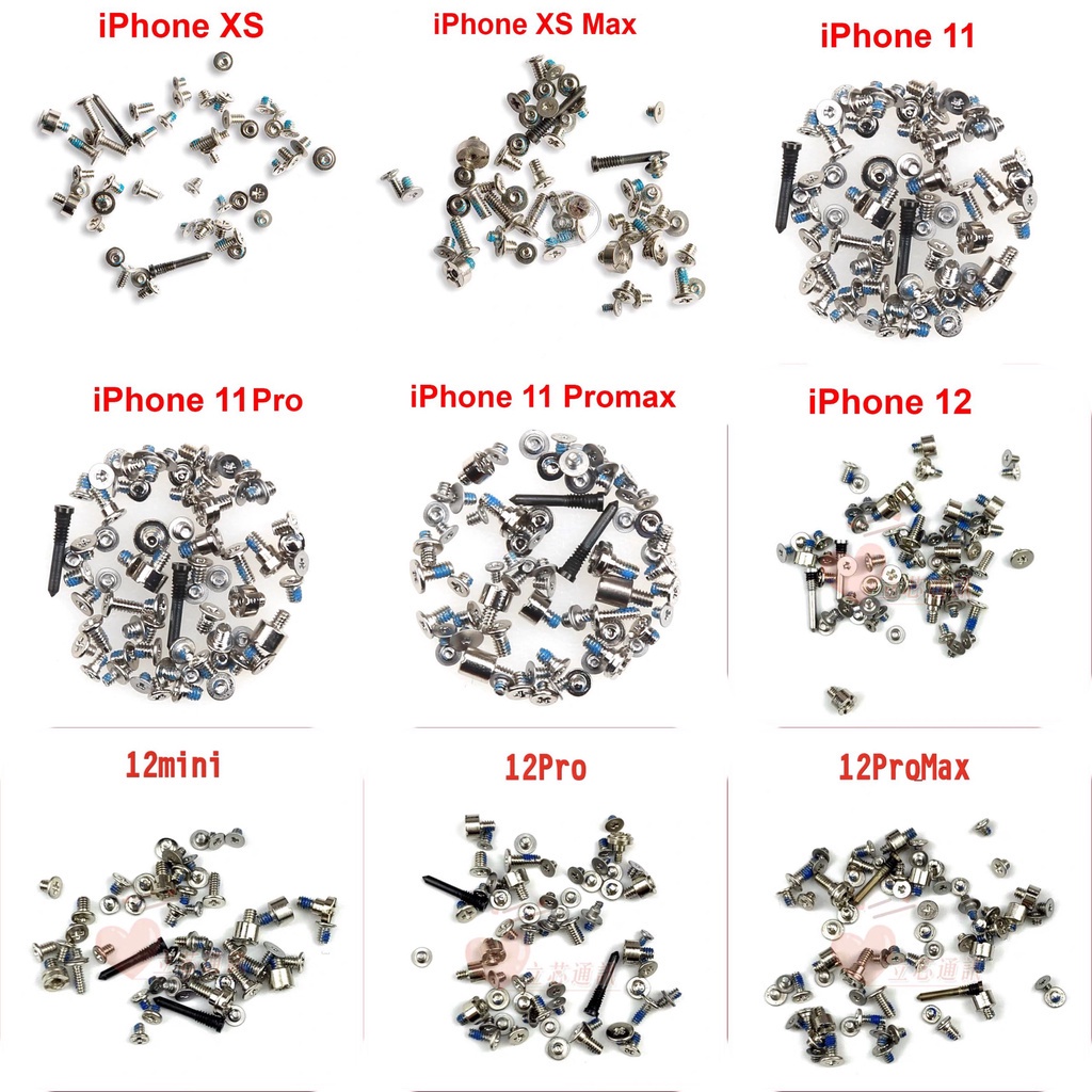 Full bộ ốc ip7p đến 12 pro max