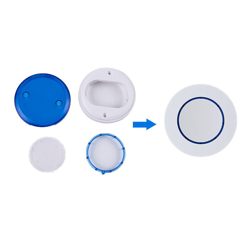 3V Wireless Remote Control Shell 1 Button Round Remote Control Switch Shell Natuo. 