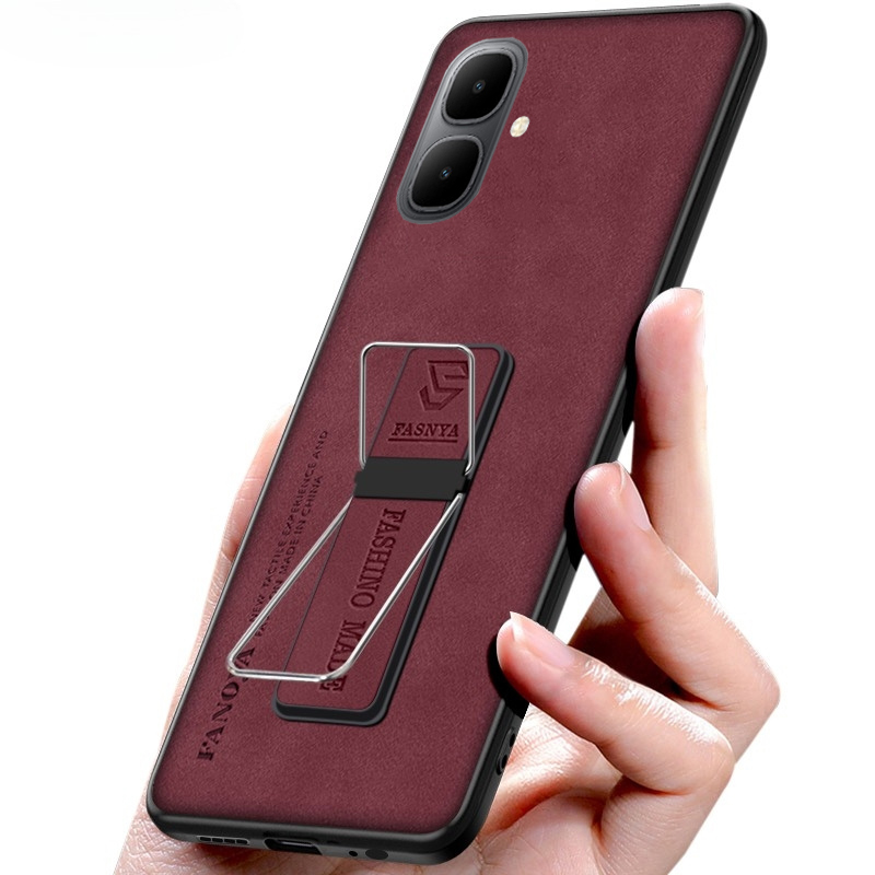 New Phone case infinix Smart10 Plus Back cover Ultra-thin Magnetic Holder Sheepskin Camera Protection Shock Absorption For infinix Smart 10 + case.