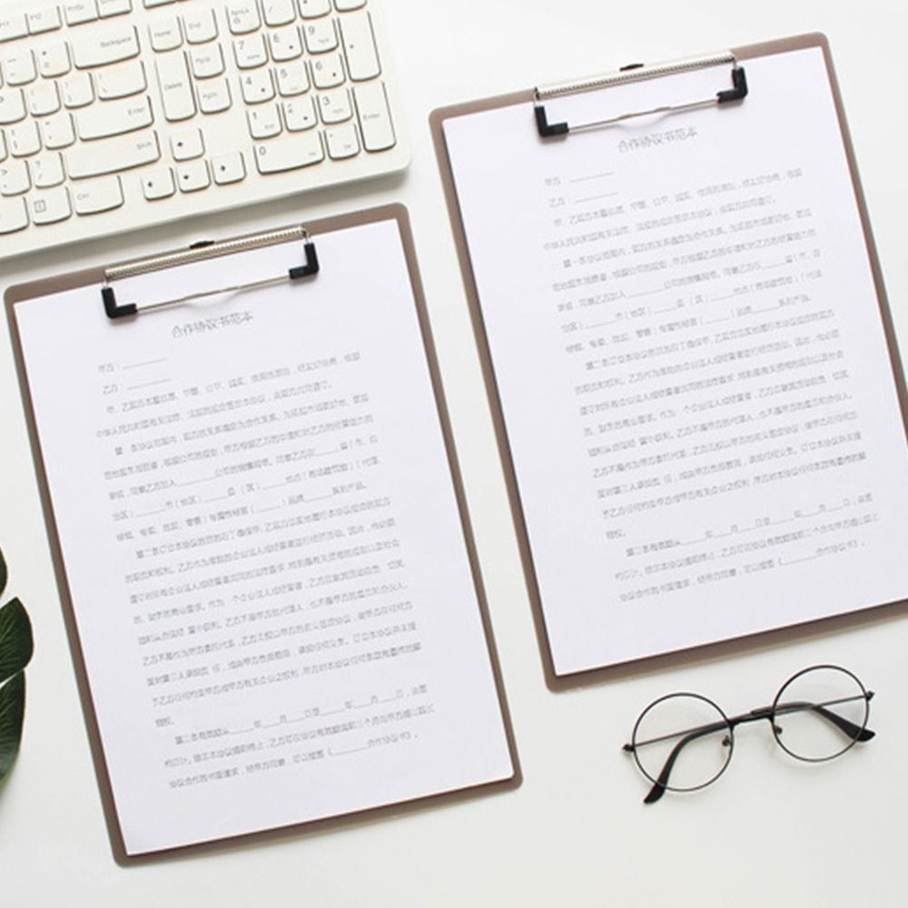Thick With Low Profile Clip A4 A5 A6 File Folder Document Folder Writing Tablet Paper Organizer Writing Pad Writing Sheet Pad File Folder Board Clamp Menu Data. 