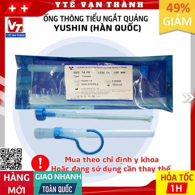 ✅ ống thông tiểu ngắt quãng yushin | nam/nữ | lưu đến 3 tháng -vt0609 - y tế vạn thành