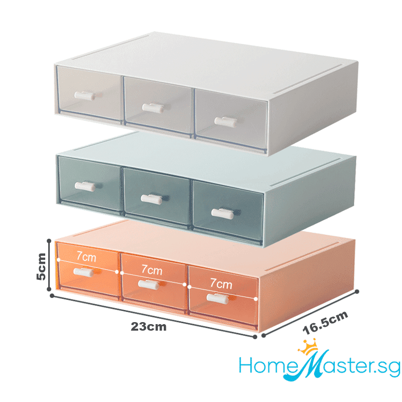 [SG Ready Stock] Desktop Organizer Stackable Storage Box Lazada Singapore