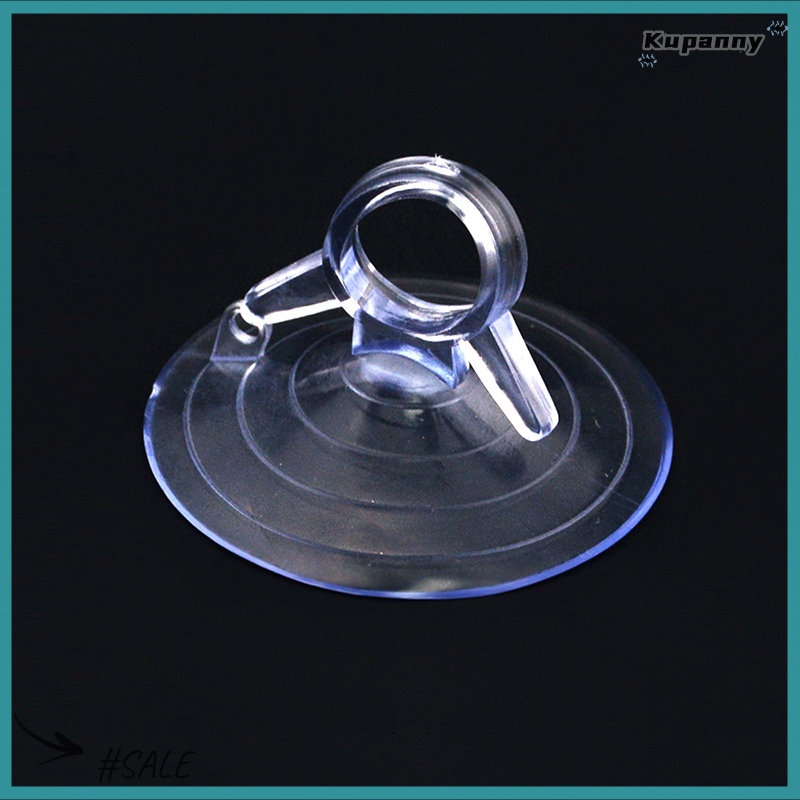 Kupanny 10pcs 4.5cm rubber clear sucker pvc suction cup hook car sunshade suction cup