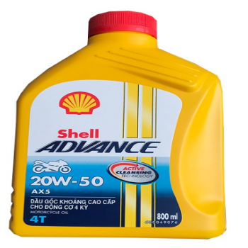 Shell Advance AX5 20W50 Nắp Đỏ   0.8 Lit